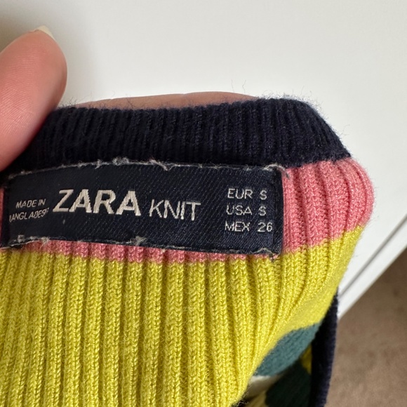 Zara pride colourful stripes shirt - small - Picture 3 of 5